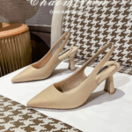 Korean Sandals With Heels For Women Elegant 2 Inches Work Temperament Wedding Office High Heels - view 6 | JAHVIO