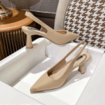 Korean Sandals With Heels For Women Elegant 2 Inches Work Temperament Wedding Office High Heels - view 10 | JAHVIO