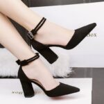 Elegant Classy Pointed block heels For Women Sandals Fashion, Comfortable, Perfect for Formal - view 4 | JAHVIO