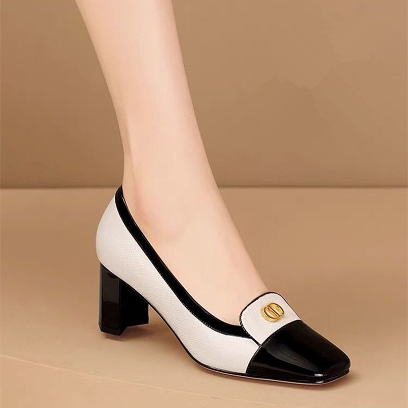 Korean Shoes For Women With Heels Formal Elegant Classy Block Heels 2 Inch Size 35-41 - jahvio