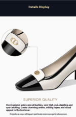 Korean Shoes For Women With Heels Formal Elegant Classy Block Heels 2 Inch Size 35-41 - view 12 | JAHVIO