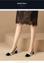 Korean Shoes For Women With Heels Formal Elegant Classy Block Heels 2 Inch Size 35-41 - view 6 | JAHVIO