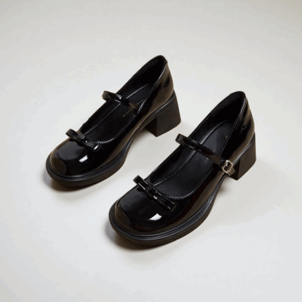 Black Mary Jane Shoes for Women