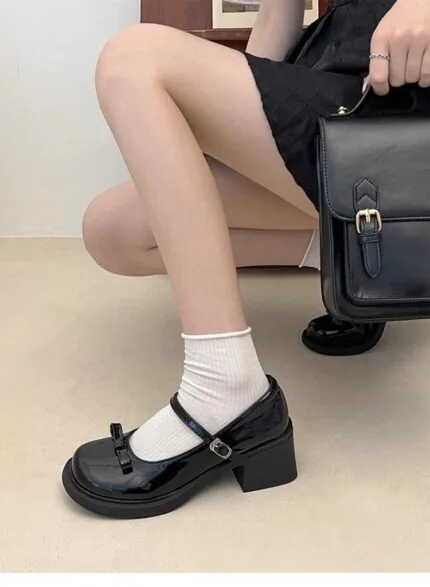 Black Mary Jane Shoes for Women - view 2