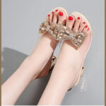 Fashion Korean Casual Elegant Sandals For Women With Heels Rubber Sale Original 2 Inches Blue - view 9 | JAHVIO