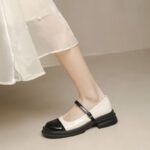 Mary Jane Shoes With 1.8 inches (4.5cm) Heels School shoes - view 2 | JAHVIO