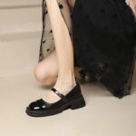 Mary Jane Shoes With 1.8 inches (4.5cm) Heels School shoes - view 3 | JAHVIO