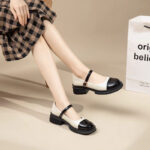 Mary Jane Shoes With 1.8 inches (4.5cm) Heels School shoes - view 14 | JAHVIO