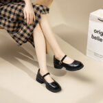 Mary Jane Shoes With 1.8 inches (4.5cm) Heels School shoes - view 39 | JAHVIO