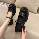 Mary Jane Shoes With 1.8 inches (4.5cm) Heels School shoes - view 37 | JAHVIO