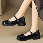 Mary Jane Shoes With 1.8 inches (4.5cm) Heels School shoes - view 28 | JAHVIO