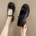 Mary Jane Shoes With 1.8 inches (4.5cm) Heels School shoes - view 34 | JAHVIO