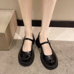 Mary Jane Shoes With 1.8 inches (4.5cm) Heels School shoes - view 35 | JAHVIO