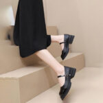 Mary Jane Shoes With 1.8 inches (4.5cm) Heels School shoes - view 26 | JAHVIO