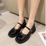 Mary Jane Shoes With 1.8 inches (4.5cm) Heels School shoes - view 24 | JAHVIO